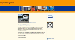 Desktop Screenshot of klingler-fahrzeugtechnik.de